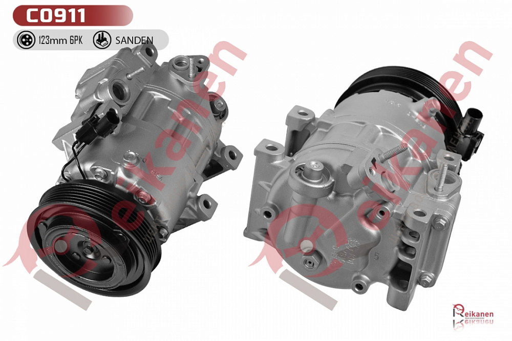 Компрессор кондиционера восстановленный Хюндай Санта Фе (HYUNDAI SANTA FE) II 2.2CRDi 06-09