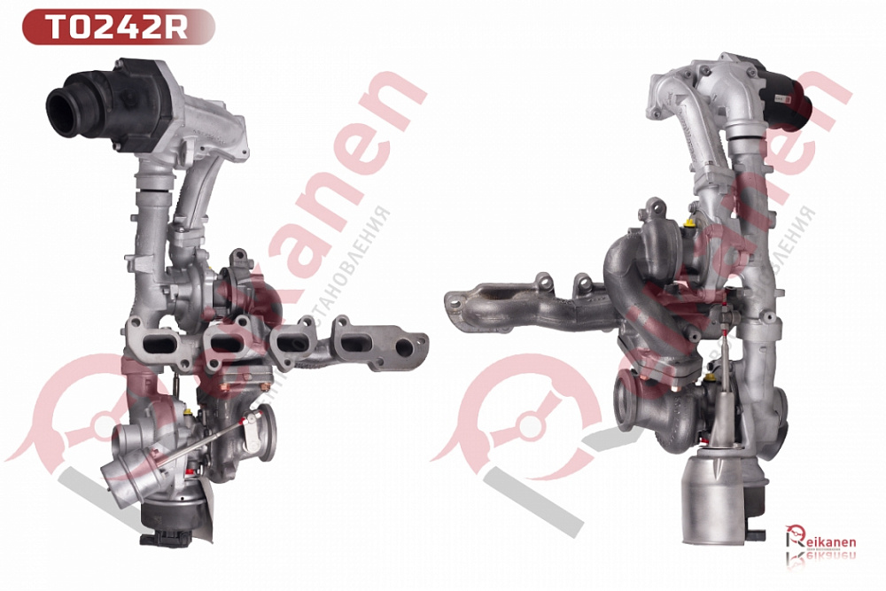 Турбокомпрессор BORGWARNER восстановленный Фольксваген Транспортер 5 (VW TRANSPORTER V) 2.0 BiTDI