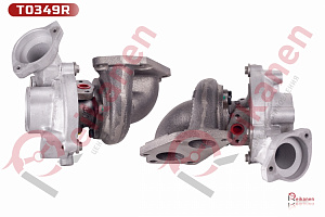 Турбокомпрессор BORGWARNER восстановленный БМВ (BMW) 3/5/6/X3/X5/X6 M57D30 верхняя 06-13