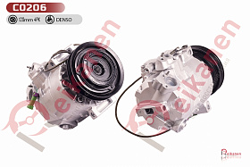 Компрессор кондиционера восстановленный Ауди (AUDI) A4/A6 94-01 DENSO