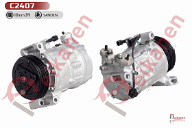 36011355 Компрессор кондиционера восстановленный Вольво (VOLVO) S60/S80/V60/V70/XC60/XC70 06-17