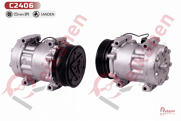 Компрессор кондиционера восстановленный Вольво (VOLVO) S40/V40 1.9D 95-04