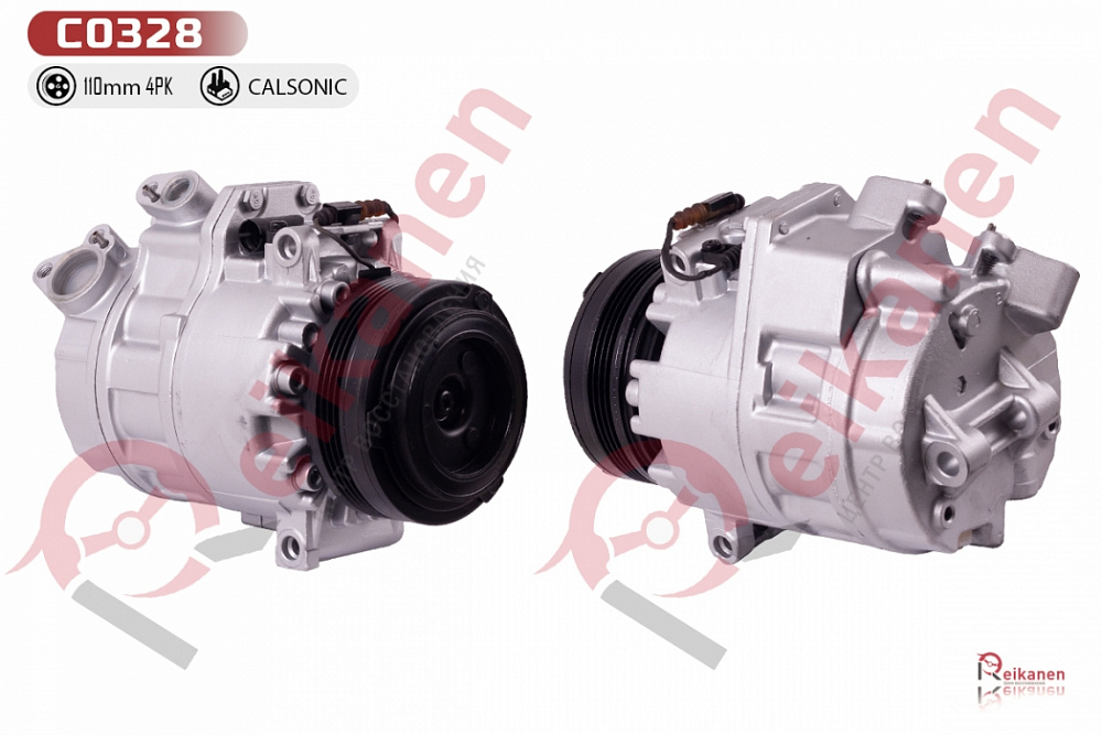 Компрессор кондиционера восстановленный БМВ (BMW) X5 E53 3,0i 02-06 4PK